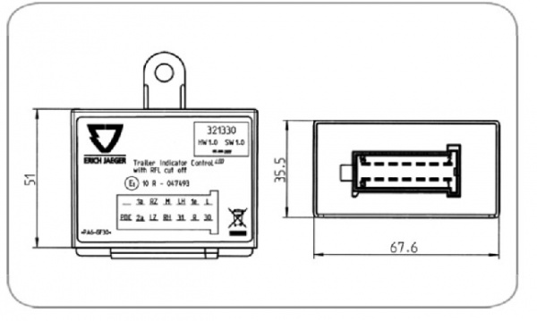 Modul Erich Jaeger pro LED pvs 12V