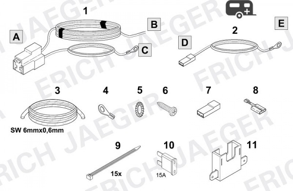 Doplnk pro trval plus (+30) pro 13-p elektro JAEGER