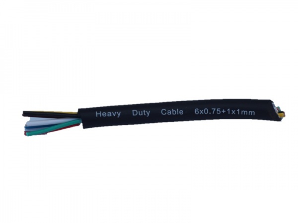 Kabel 7-žilový pro pøívìs 6x0,75+1x1,0mm